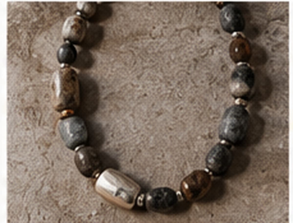 Stone & Silver Necklace