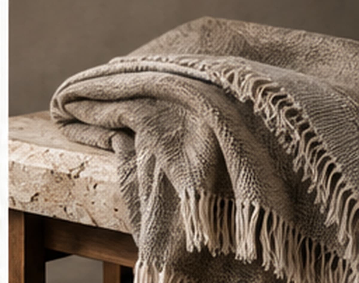 Woven Linen Throw